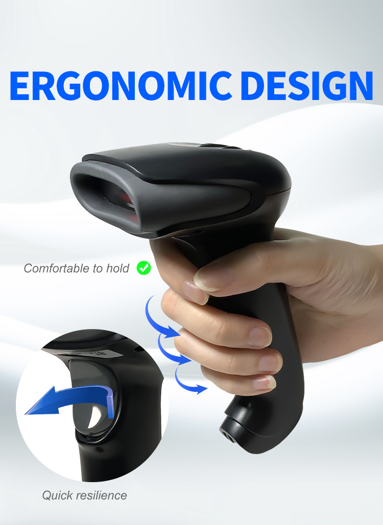 Automatic Reading QR Barcode Scanner Handheld